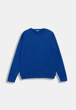 United Colors of Benetton pulover de bumbac pentru copii light, 120YC108S imagine