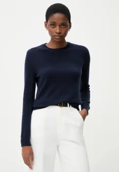 United Colors of Benetton pulover de casmir culoarea bleumarin, light, 1033D107P imagine