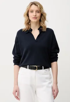 United Colors of Benetton Pulover de dama din bumbac imagine