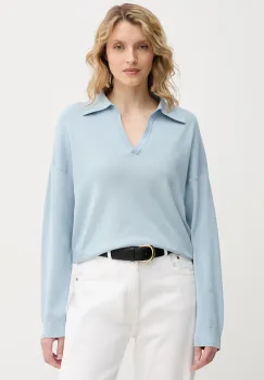 United Colors of Benetton pulover de dama din bumbac imagine