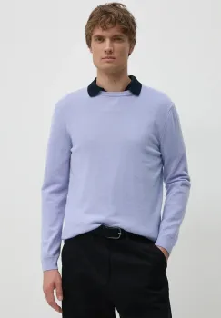 United Colors of Benetton pulover de lana barbati, culoarea violet, light, 1002U1G34 imagine