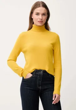 United Colors of Benetton pulover de lana culoarea gri, cu guler, 1002D2348 imagine