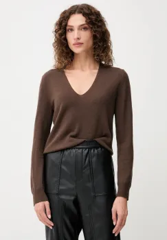 United Colors of Benetton pulover de lana culoarea maro, light, 1002D401Y imagine