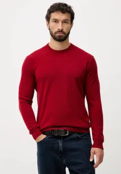 United Colors of Benetton pulover de lana culoarea maro, light, 1002U1G34 imagine
