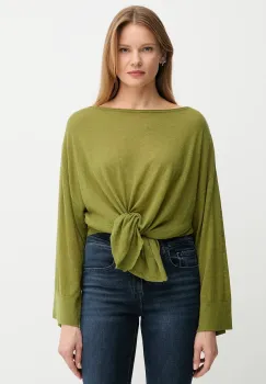 United Colors of Benetton pulover de lana culoarea verde, light, 109PD10E1 imagine