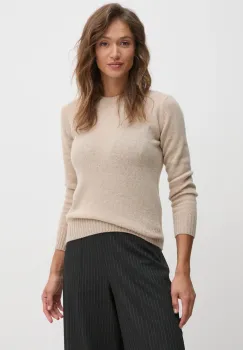 United Colors of Benetton pulover de lana femei, culoarea gri, light imagine