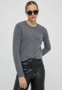 United Colors of Benetton pulover de lana femei, culoarea gri, light imagine