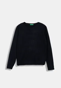 United Colors of Benetton pulover de lana pentru copii culoarea bleumarin, light, 106WC108R imagine