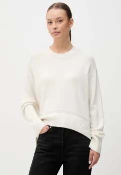 United Colors of Benetton pulover din amestec de lana culoarea bej, 1244D10BC imagine