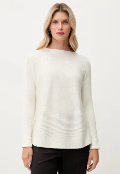 United Colors of Benetton pulover din amestec de lana culoarea bej, 1Y6SD10CH imagine
