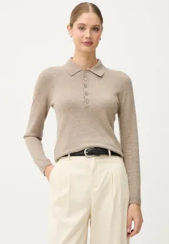 United Colors of Benetton pulover din amestec de lana culoarea bej, light, 102HD301H imagine