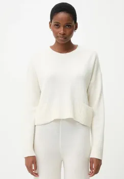 United Colors of Benetton pulover din amestec de lana culoarea bej, light, 126WD10E4 imagine