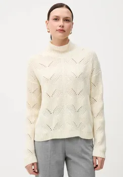 United Colors of Benetton pulover din amestec de lana culoarea bej, light, cu turtleneck, 1FDFD10F2 imagine