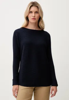 United Colors of Benetton pulover din amestec de lana culoarea bleumarin, 1Y6SD10CH imagine