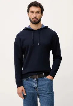 United Colors of Benetton pulover din amestec de lana culoarea bleumarin, 1Y6SK201X imagine