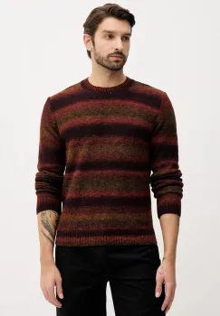 United Colors of Benetton pulover din amestec de lana culoarea bordo, 1HNNK10AT imagine