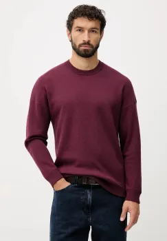 United Colors of Benetton pulover din amestec de lana culoarea bordo, 1Y6SK10A7 imagine