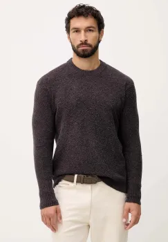 United Colors of Benetton pulover din amestec de lana culoarea maro, 1L5YU10AD imagine