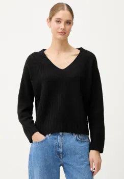 United Colors of Benetton pulover din amestec de lana culoarea negru, 126WD402Z imagine