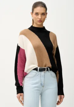 United Colors of Benetton pulover din amestec de lana culoarea negru, light, 11CZE10ER imagine