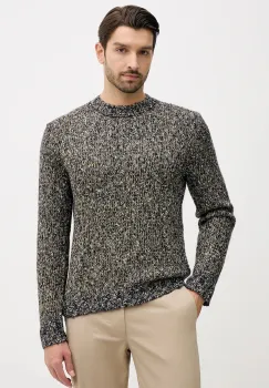 United Colors of Benetton pulover din amestec de lana culoarea verde, 10C3U108M imagine