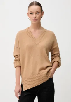 United Colors of Benetton pulover din amestec de lana culoarea verde, 1244D403A imagine