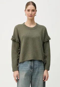 United Colors of Benetton pulover din amestec de lana culoarea verde, 191VD10EZ imagine