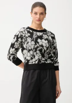 United Colors of Benetton pulover din amestec de mohair culoarea negru, 1VAAE10F3 imagine