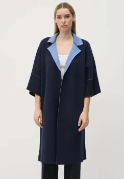 United Colors of Benetton pulover femei, culoarea albastru marin, light, 1144EN00D imagine