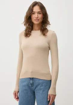 United Colors of Benetton pulover femei, culoarea bej, light, 104HD10CB imagine