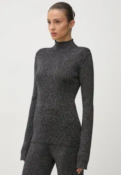 United Colors of Benetton pulover femei, culoarea negru, light, cu turtleneck, 1194D203F imagine