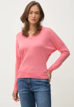 United Colors of Benetton pulover femei, culoarea roz, light, 103VD402R imagine