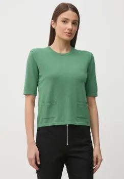 United Colors of Benetton pulover femei, culoarea verde, light, 104HD10CI imagine