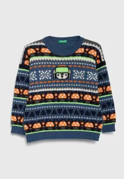 United Colors of Benetton pulover pentru copii din amestec de lana imagine