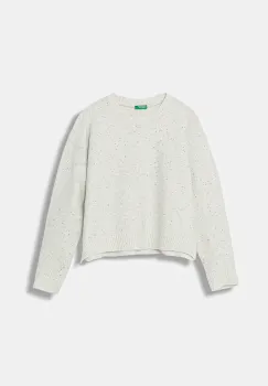 United Colors of Benetton pulover pentru copii din amestec de lana culoarea bej, 1VPUC108V imagine