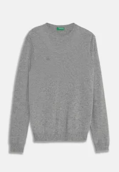 United Colors of Benetton pulover pentru copii din amestec de lana culoarea gri, light, 1032C106W imagine