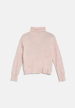 United Colors of Benetton pulover pentru copii din amestec de lana culoarea roz, light, 106WC200G imagine