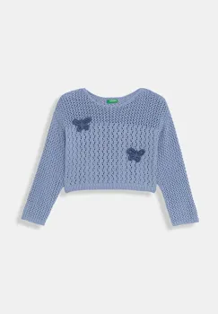 United Colors of Benetton pulover pentru copii, din bumbac imagine