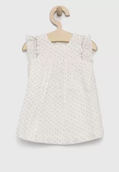 United Colors of Benetton rochie bebe culoarea bej, mini, evazati imagine