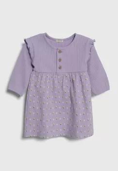 United Colors of Benetton rochie bebe culoarea violet, mini, evazati imagine