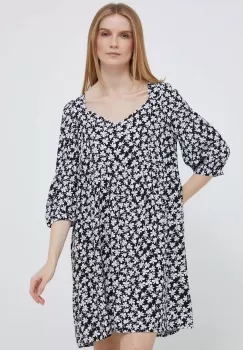 United Colors of Benetton rochie culoarea alb, mini, oversize imagine