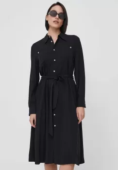 United Colors of Benetton rochie culoarea negru, mini, drept imagine