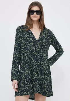 United Colors of Benetton rochie culoarea verde, mini, evazati imagine