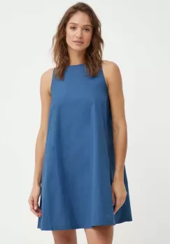 United Colors of Benetton rochie din bumbac mini, evazati imagine