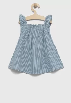 United Colors of Benetton rochie din bumbac pentru bebelusi mini, evazati imagine