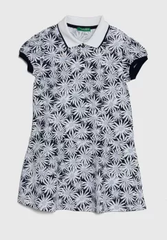 United Colors of Benetton rochie fete culoarea albastru marin, mini, evazati imagine