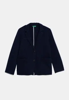 United Colors of Benetton sacou copii culoarea bleumarin, 2U7FCW00K imagine