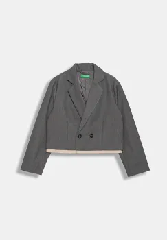 United Colors of Benetton sacou copii culoarea gri, 20ZBCW00M imagine