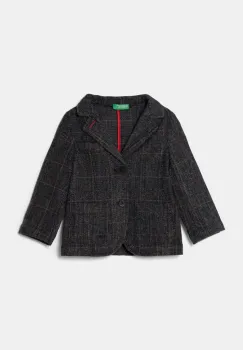 United Colors of Benetton sacou copii culoarea gri, 27LUGW001 imagine