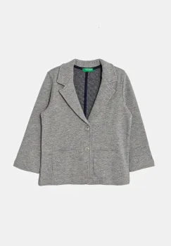 United Colors of Benetton sacou copii culoarea gri, 3F1YG600E imagine